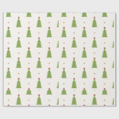 Weihnachtsbaum Joyful Weihnachtsgeschenk Geschenkpapier (Flach)