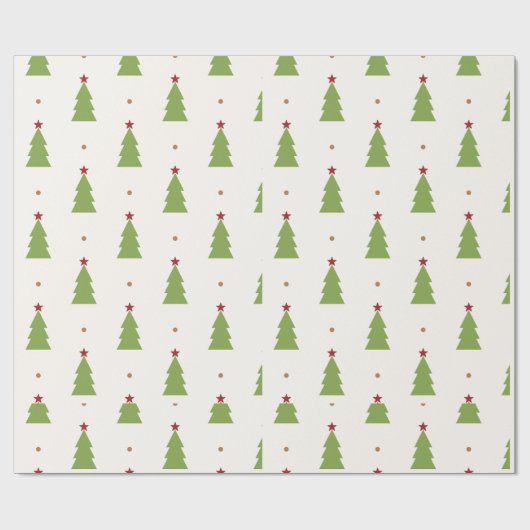 Weihnachtsbaum Joyful Weihnachtsgeschenk Geschenkpapier (Flach)
