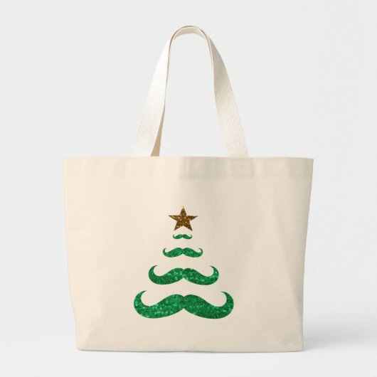 Weihnachtsbaum Jumbo Stoffbeutel (Vorne)