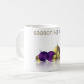Weihnachtsbaum Kaffeetasse (Vorderseite Links)