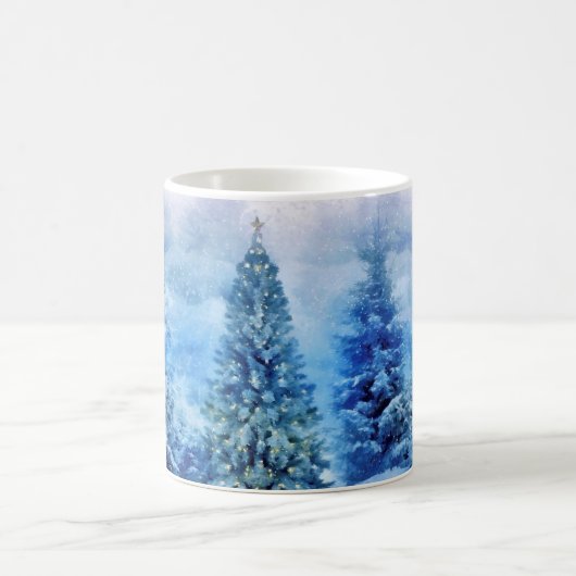Weihnachtsbaum Kaffeetasse (Mittel)