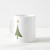 Weihnachtsbaum Kaffeetasse (Vorderseite Links)
