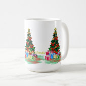 Weihnachtsbaum Kaffeetasse (VorderseiteRechts)