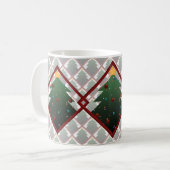 Weihnachtsbaum Kaffeetasse (Vorderseite Links)
