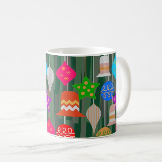 Weihnachtsbaum Kaffeetasse (VorderseiteRechts)