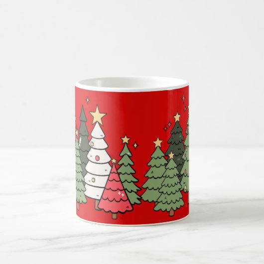 Weihnachtsbaum kaffeetasse (Mittel)