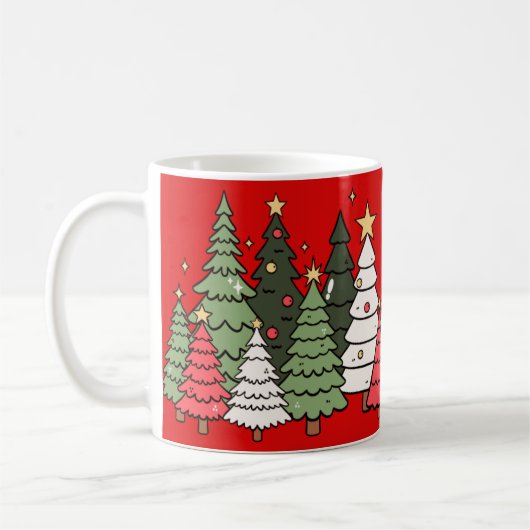 Weihnachtsbaum kaffeetasse (Links)