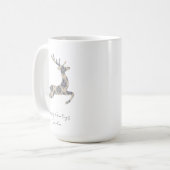 Weihnachtsbaum Kaffeetasse (Vorderseite Links)