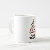 Weihnachtsbaum Kaffeetasse (Vorderseite Links)