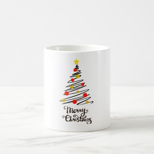 Weihnachtsbaum Kaffeetasse (Mittel)