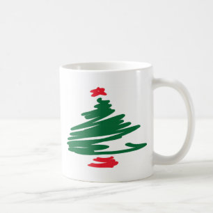 Weihnachtsbaum Kaffeetasse
