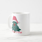 Weihnachtsbaum Kaffeetasse (Vorderseite Links)