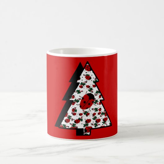 Weihnachtsbaum Kaffeetasse (Mittel)