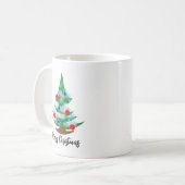 Weihnachtsbaum Kaffeetasse (Vorderseite Links)