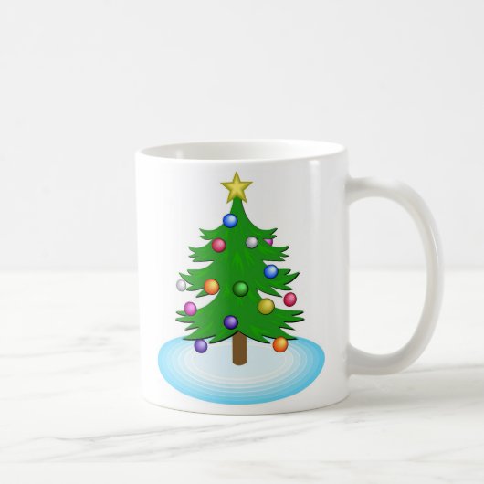 Weihnachtsbaum Kaffeetasse (Rechts)