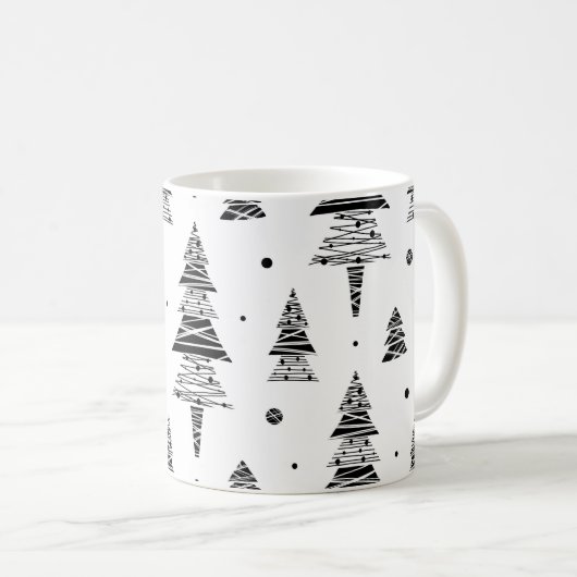 Weihnachtsbaum Kaffeetasse (VorderseiteRechts)