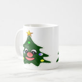 Weihnachtsbaum Kaffeetasse (Vorderseite Links)