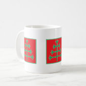 Weihnachtsbaum Kaffeetasse (Vorderseite Links)