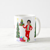 Weihnachtsbaum Kaffeetasse (VorderseiteRechts)