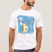 Weihnachtsbaum-Kaninchen T-Shirt (Vorderseite)