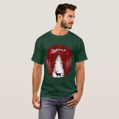 Weihnachtsbaum kariert T-Shirt (Vorne ganz)