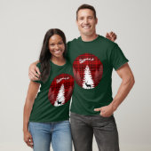 Weihnachtsbaum kariert T-Shirt (Unisex)