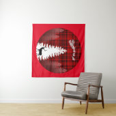 Weihnachtsbaum kariert wandteppich (Beispiel (Horizontal))