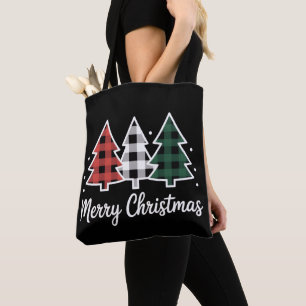 Weihnachtsbaum Kariert Weihnachtsbaum Frohe Weihna Tasche
