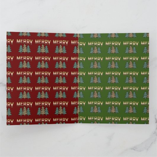 Weihnachtsbaum Karte (Innenseite)