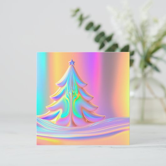 Weihnachtsbaum Karte (Stehend Vorderseite)