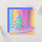 Weihnachtsbaum Karte (Vorderseite/Rückseite Beispiel)