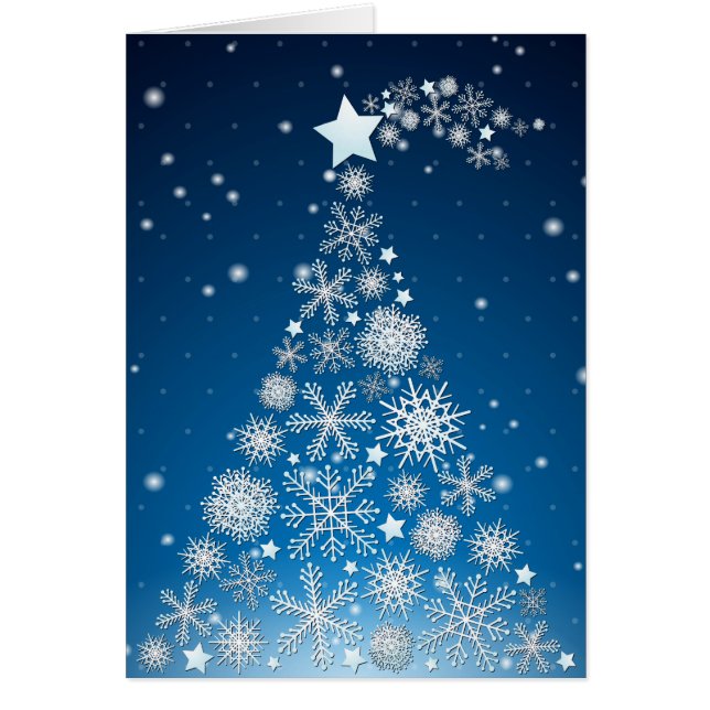 Weihnachtsbaum, Karte (Vorne)