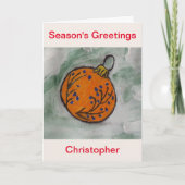 Weihnachtsbaum Karte (Vorderseite)