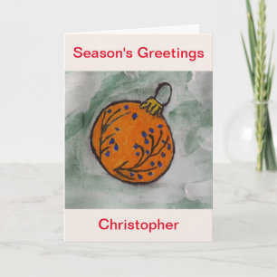 Weihnachtsbaum Karte