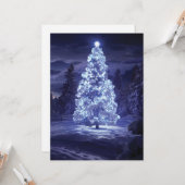 Weihnachtsbaum Karte (Vorderseite/Rückseite Beispiel)