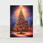 Weihnachtsbaum Karte (Vorderseite)