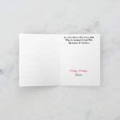 Weihnachtsbaum-Karte des U.S.-Logos für Grenzpatro Karte (Innenseite)