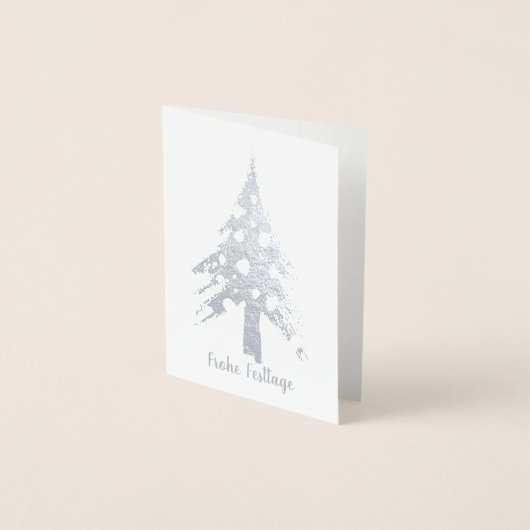 Weihnachtsbaum Karten (Vorderseite)