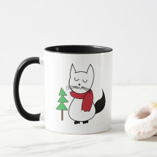 Weihnachtsbaum Katze Tasse