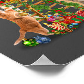 Weihnachtsbaum Katze Ugly Christmas Cat Mama Katze Poster (Ecke)