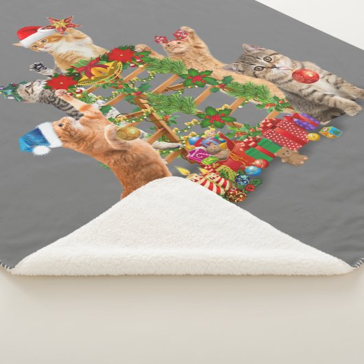 Weihnachtsbaum Katze Ugly Christmas Cat Mama Katze Sherpadecke (3/4)