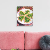 Weihnachtsbaum-Kekse Leinwanddruck (Insitu (Wohnzimmer))