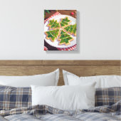 Weihnachtsbaum-Kekse Leinwanddruck (Insitu (Schlafzimmer))