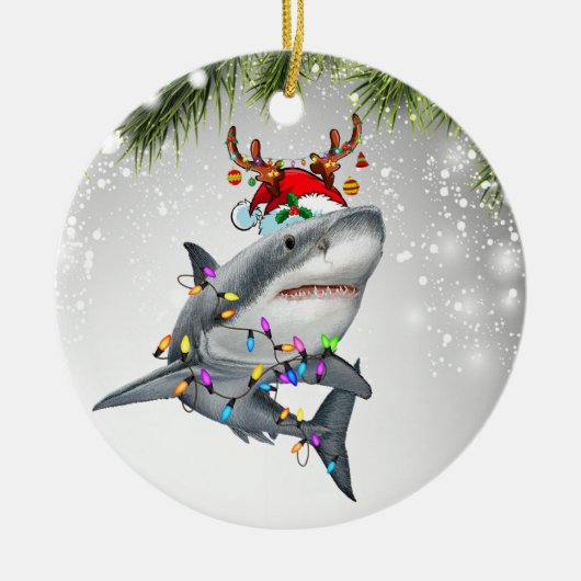 Weihnachtsbaum Keramik Ornament (Vorne)