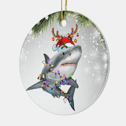 Weihnachtsbaum Keramik Ornament (Links)