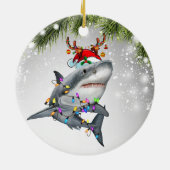 Weihnachtsbaum Keramik Ornament (Hinten)