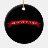 Weihnachtsbaum Keramik Ornament (Hinten)