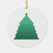 Weihnachtsbaum Keramik Ornament (Vorne)