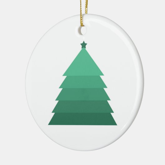 Weihnachtsbaum Keramik Ornament (Links)