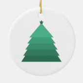 Weihnachtsbaum Keramik Ornament (Hinten)